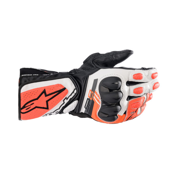 Alpinestars Alpinestars sp-8 v3 air gloves black white bright red